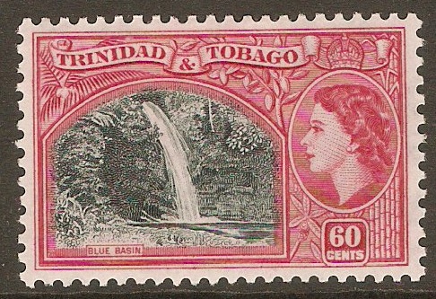 Trinidad & Tobago 1953 60c Blackish green and carmine. SG276.